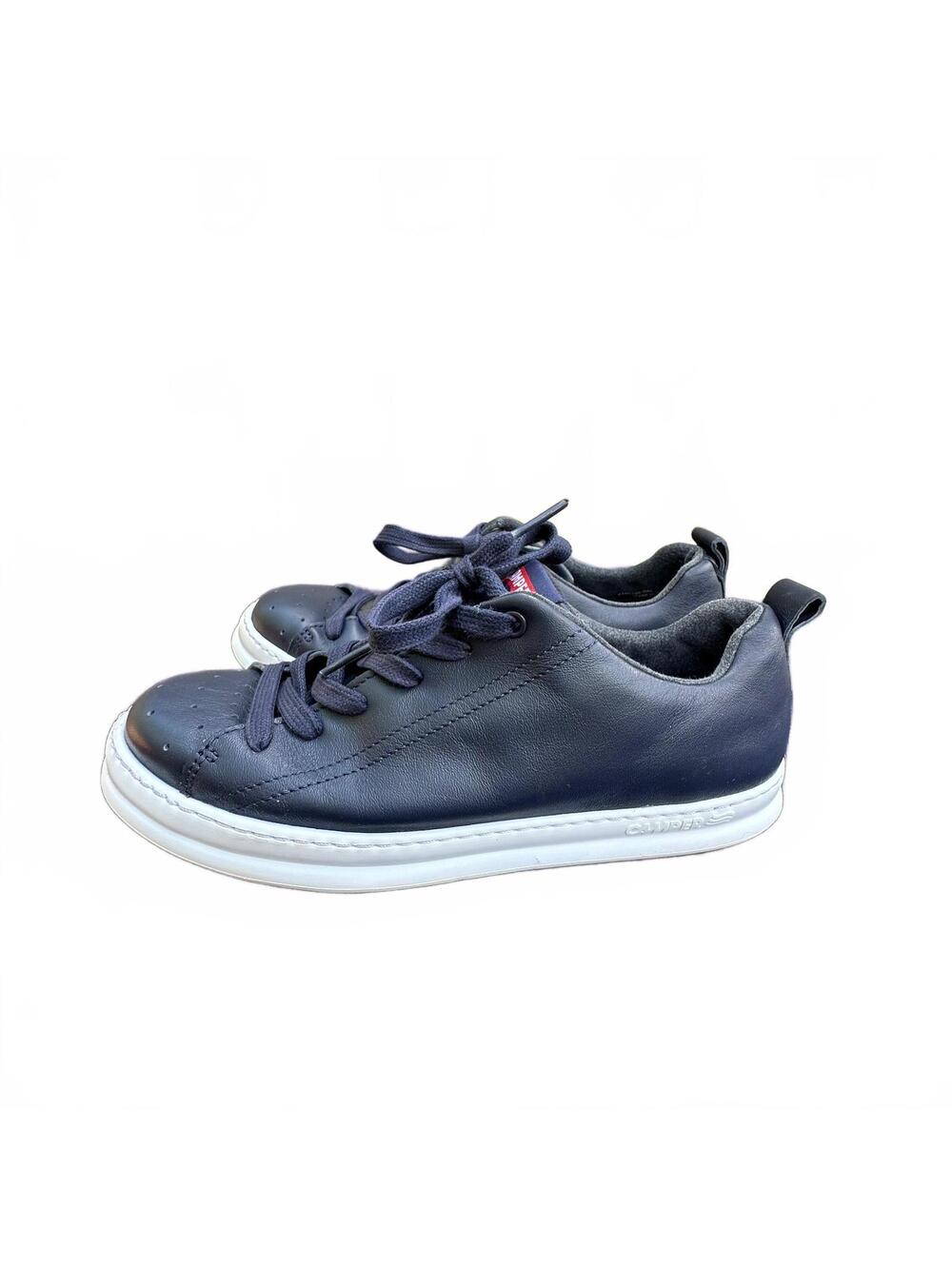 Camper Runner Blue Leather Size 8